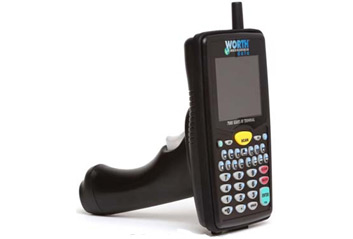 Worth Data RF Terminal used for EncomPos Mobile Functions